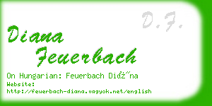 diana feuerbach business card